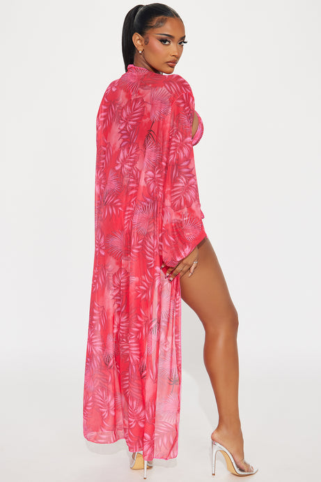 Kathie 3 Piece Bikini Set - Pink/combo