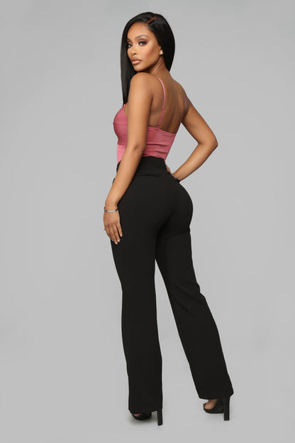 Celine Aria Wide Leg Pants - Black