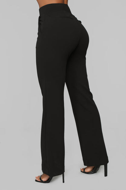 Celine Aria Wide Leg Pants - Black